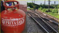 Pune Gas Cylinder found on Railway Track