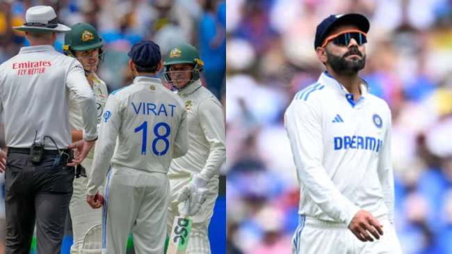 Sam Konstas Virat Kohli