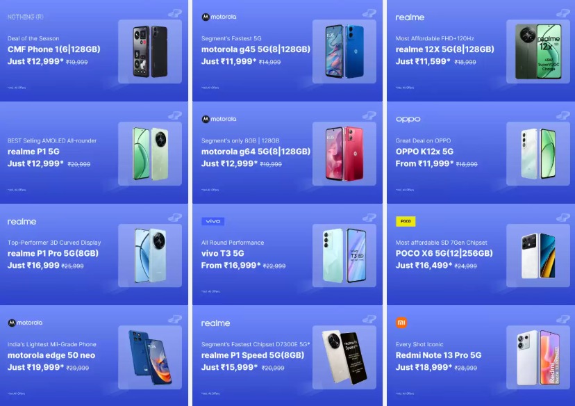 Flipkart's Big Saving Days Sale Best Smartphone Deals