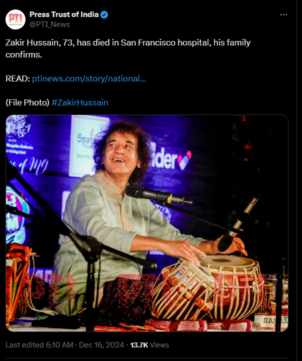 Zakir Hussain 