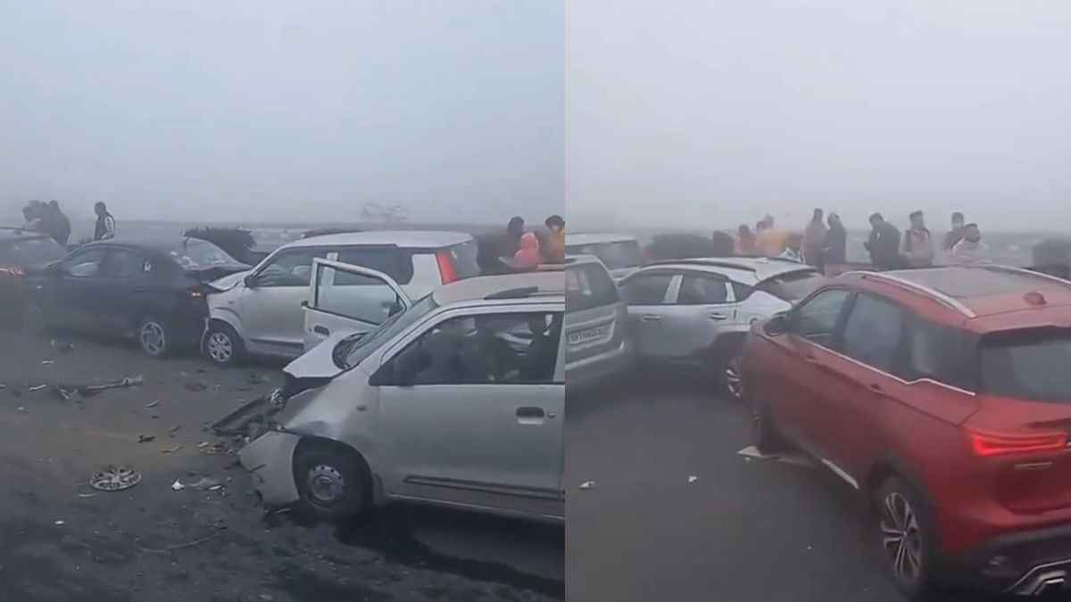 Watch: महाकुंभ भगदड़ के बाद मेरठ हादसे का वीडियो भी आया सामने, एक साथ टकराए 30 वाहन