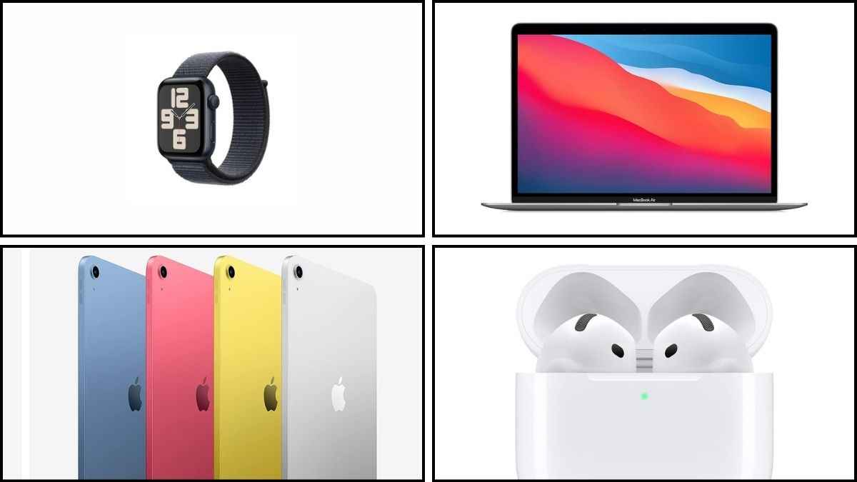 Amazon पर Apple प्रोडक्ट्स पर 45% तक की छूट; सस्ते में खरीदें MacBook, iPad, AirPods और Watch!
