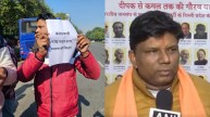 BJP Worker Protest Against Mehrauli Candidate