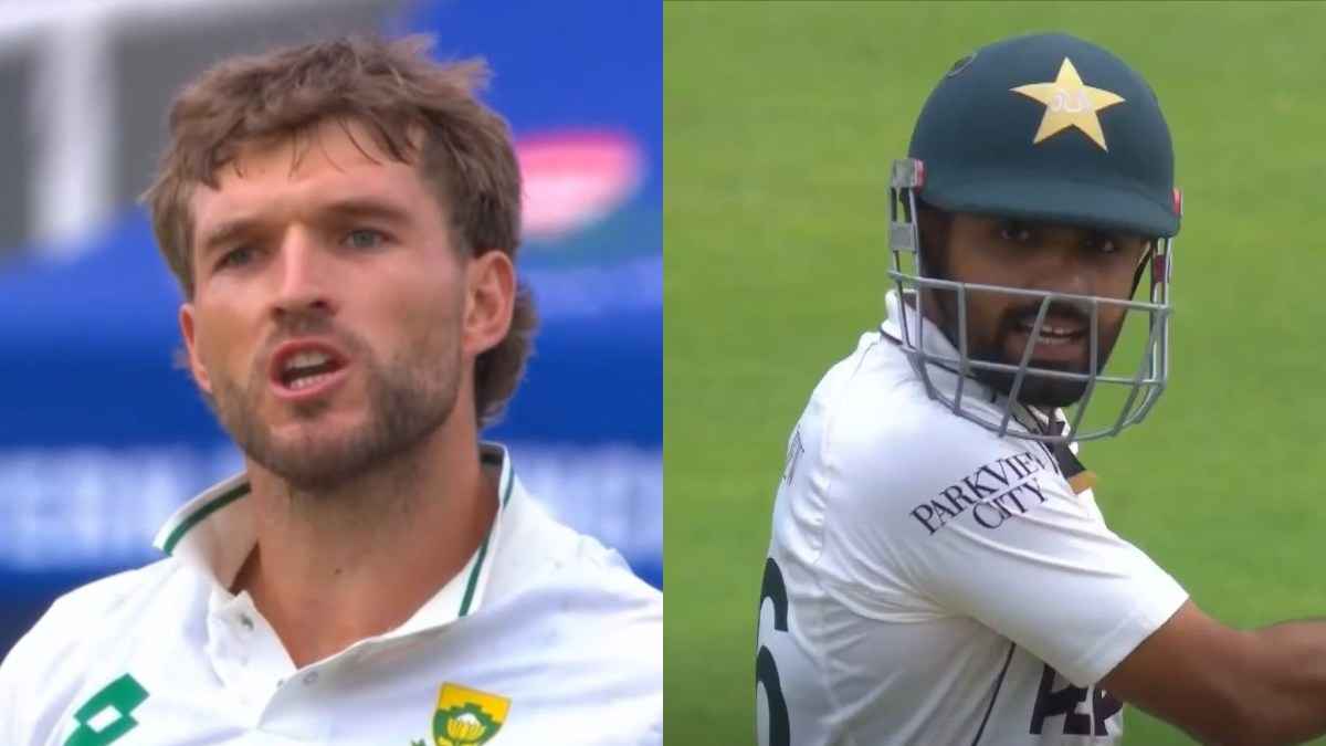 PAK vs SA: बीच मैदान पर इस खिलाड़ी से भिड़ गए बाबर आजम, जमकर मचा बवाल