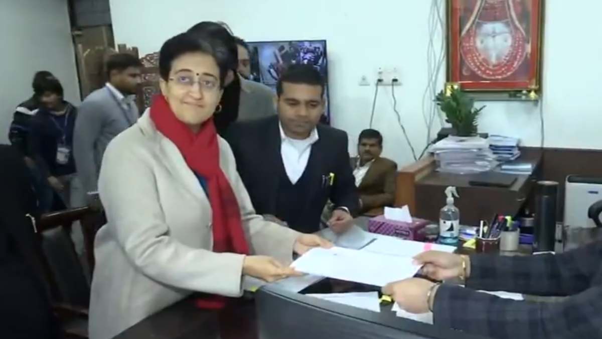 CM Atishi Filed Nomination