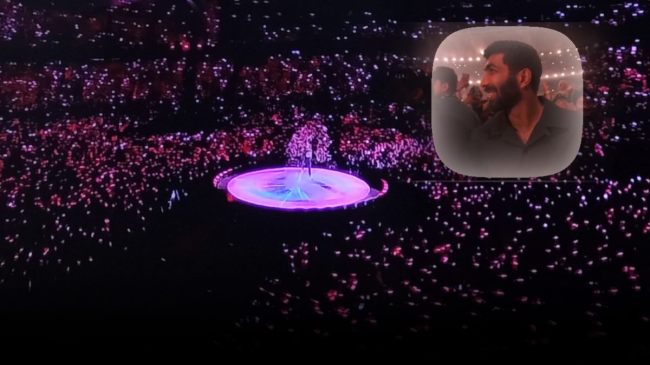 Coldplay Ahmedabad chris martin Jasprit Bumrah inside video viral on social media vande mataram Coldplay Ahmedabad