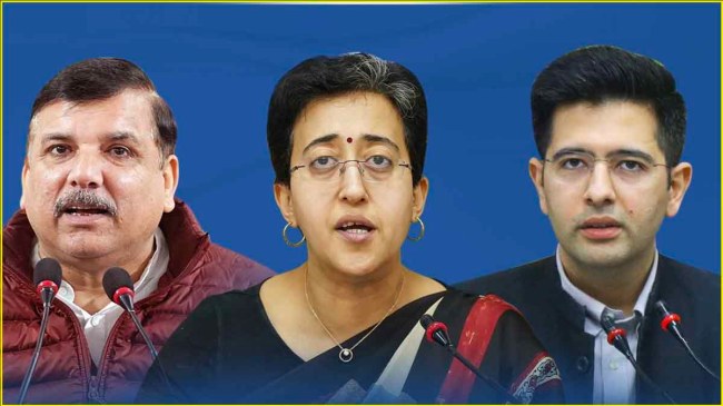 Delhi CM Atishi PC AAP Delhi CM Atishi PC AAP
