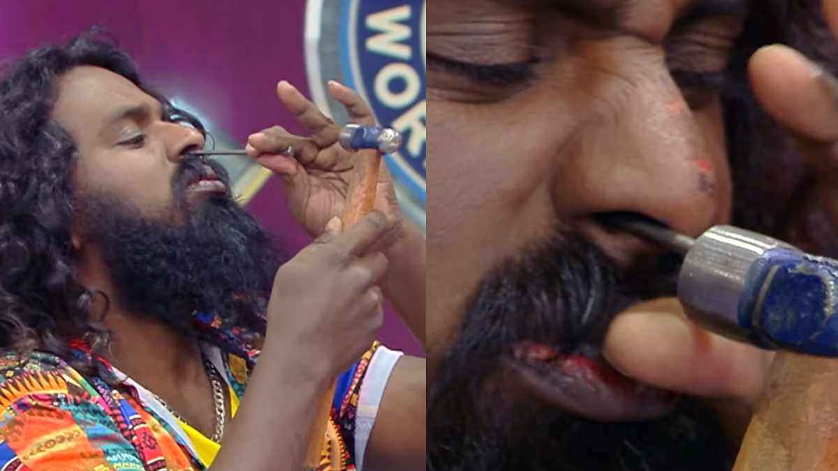 पहले जीभ से रोका चलता पंखा, अब नाक में ठोंकी कील; इस भारतीय शख्स ने दुनिया को कर दिया हैरान