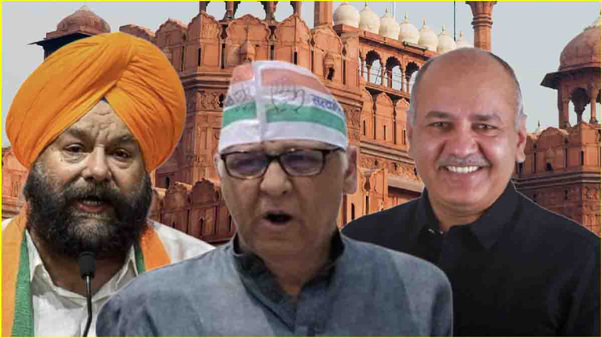 Manish Sisodia, Tarwinder Singh Marwah, Farhad Suri