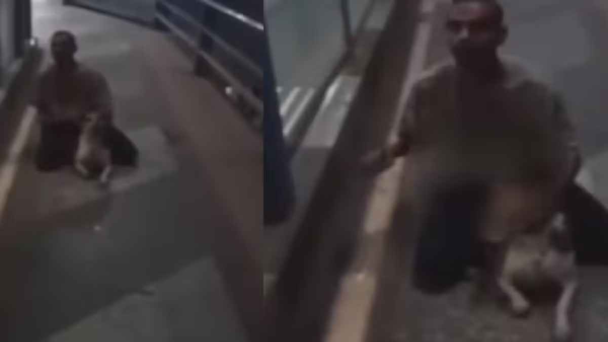 मुंबई के रेलवे स्टेशन पर मानवता शर्मसार, गंदी हरकत में कुत्ते को भी न बख्शा