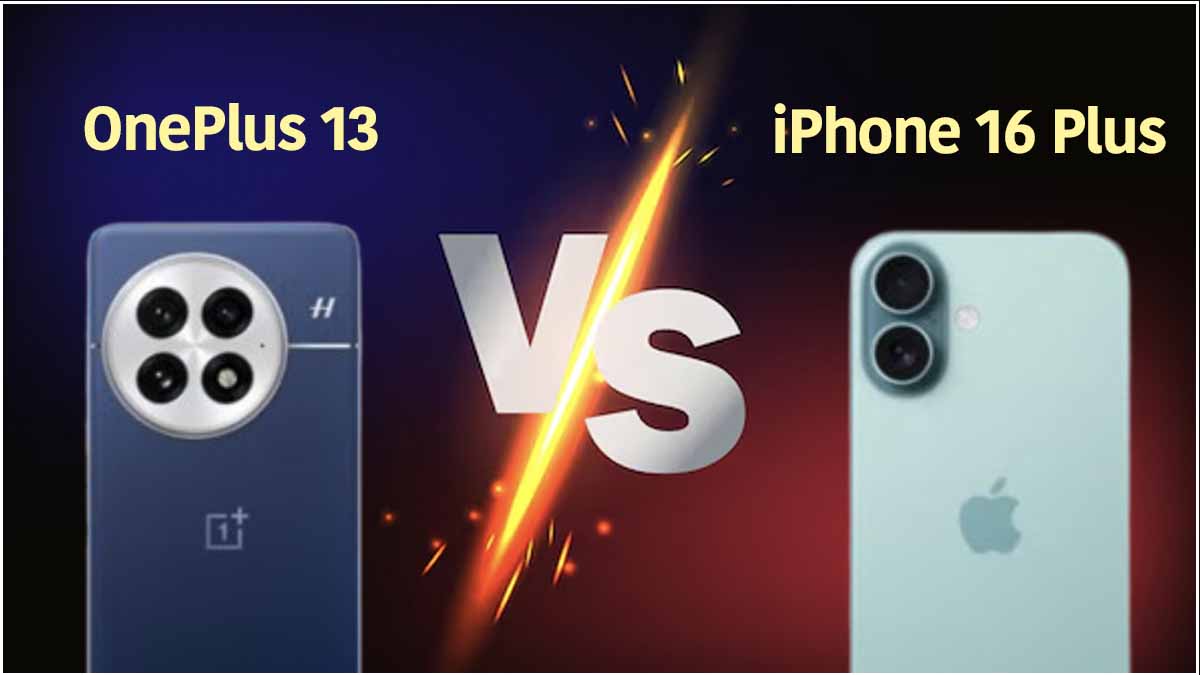 iPhone 16 Plus vs OnePlus 13 Comparison