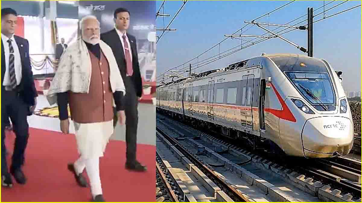 PM Modi inaugration Namo Bahart Train (1)