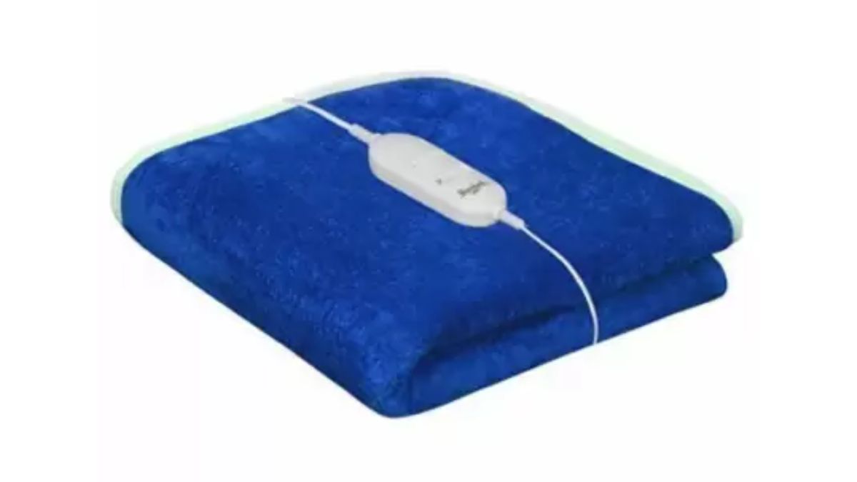 PRAZER Solid Crib Electric Blanket for Heavy Winter