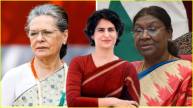 Droupadi Murmu-Sonia Gandhi-Priyanka Gandhi