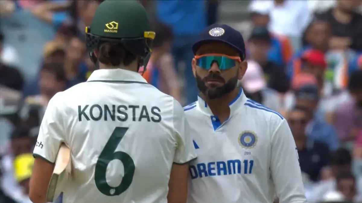 Sam Konstas Virat Kohli