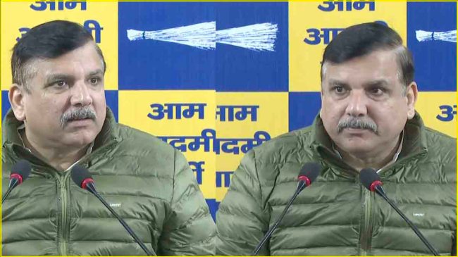 Sanjay Singh Press Conference on Ramesh Bidhuri Sanjay Singh Press Conference on Ramesh Bidhuri