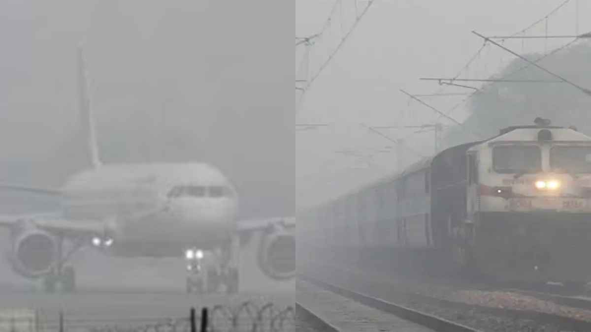 राजधानी दिल्ली में घने कोहरे की मार, 400 फ्लाइट, 40 से अधिक ट्रेनें लेट; लिस्ट देखकर ही घर से निकले