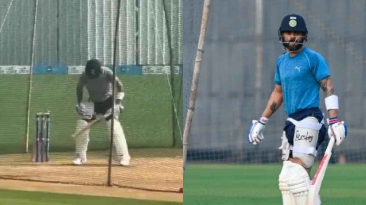 बैटिंग में 'कमी' पर काम करते दिखे विराट कोहली, रेलवे के खिलाफ रणजी मैच से पहले जमकर की प्रैक्टिस