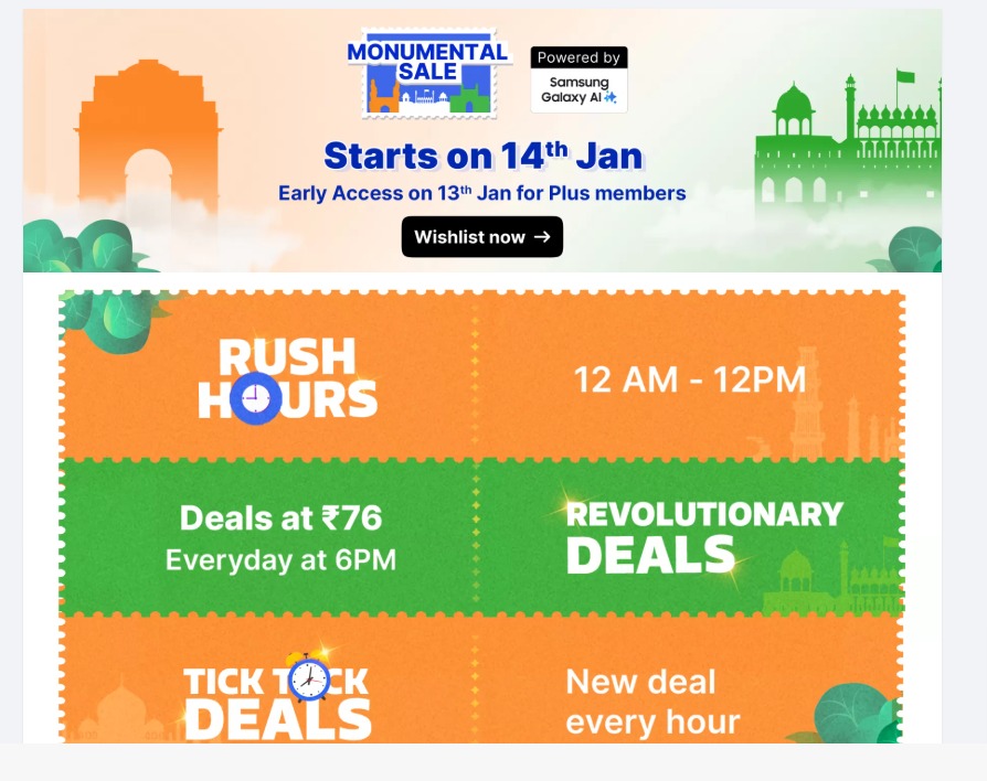 Flipkart Republic Days Sale