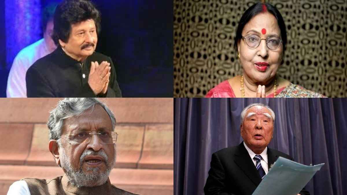 शारदा सिन्हा-ओसामु सुजुकी को पद्म विभूषण तो पंकज उधास-सुशील मोदी को पद्म भूषण पुरस्कार, देखें पूरी List