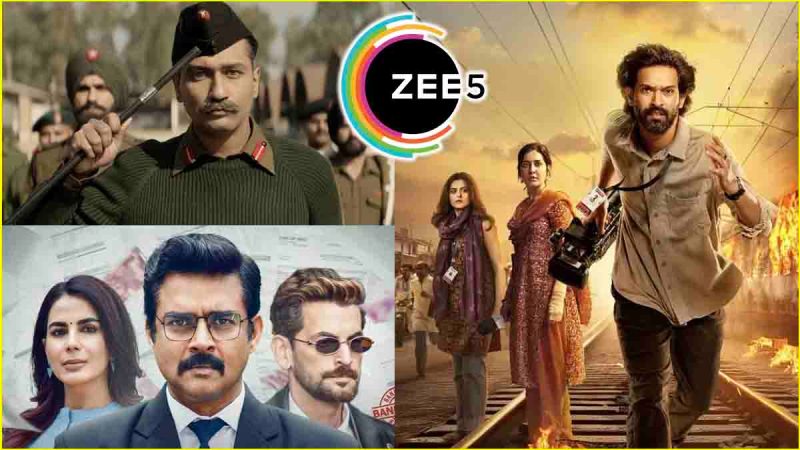 republic day 2025 zee5 trending movies hisaab barabar the sabarmati report brother despatch