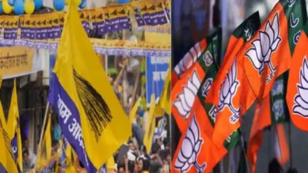 BJP vs AAP Clashes Ahead of Delhi Elections 2025 BJP vs AAP Clashes Ahead of Delhi Elections 2025
