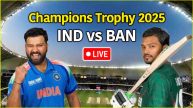 Champions Trophy 2025 IND vs BAN Live