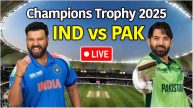 Champions Trophy 2025 IND vs PAK Live