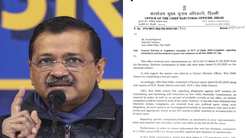 Election Commission Responds to Kejriwal Allegations