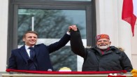 Frence President Emmanuel Macron and Prime Minister Narendra Modi