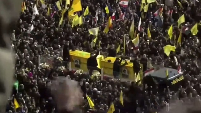 Hezbollah leader Hassan Nasrallah funeral Hezbollah leader Hassan Nasrallah funeral