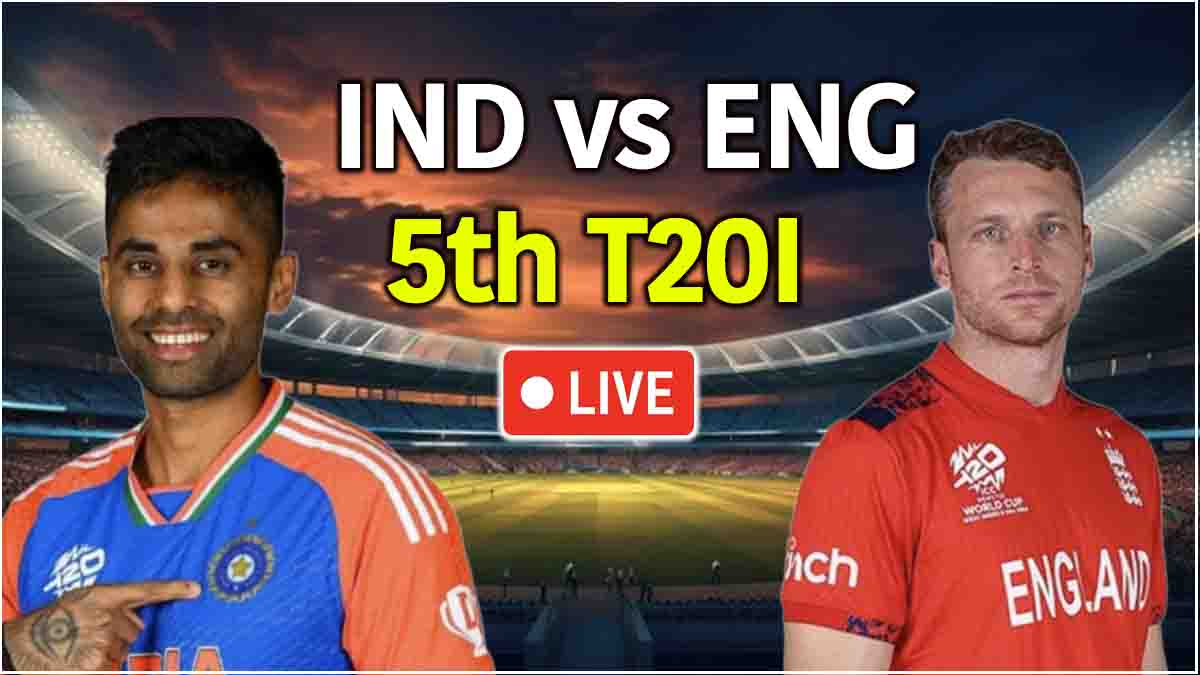 IND vs ENG 5th T20I Live