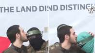 Israeli Hostage Kisses Hamas Fighters Forehead Video