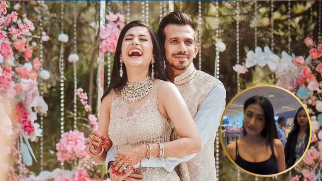 Dhanashree Interacts With Paprazzi Dhanashree Interacts With Paprazzi