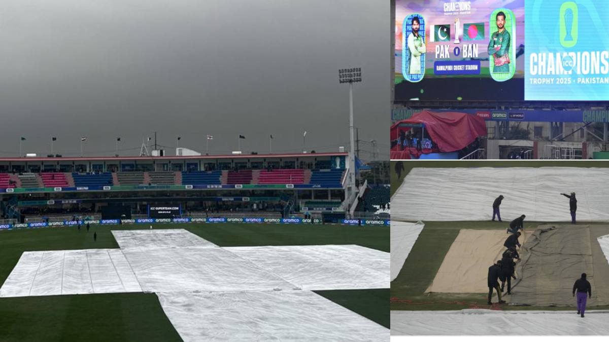 PAK vs BAN match abandoned due to rain