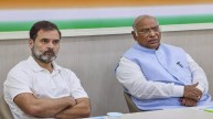 Rahul Gandhi and Mallikarjun Kharge