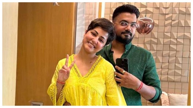 Rocky Jaiswal, hina khan Rocky Jaiswal, hina khan