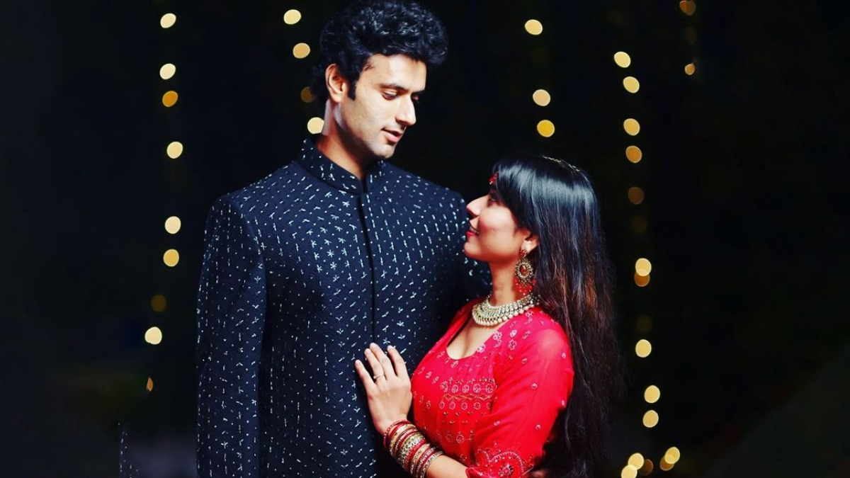 Shivam Dube and Anjum Khan 