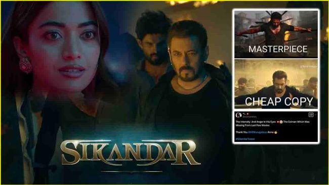 Sikandar Teaser X Review: 'рдЗрдВрд╕рд╛рдл рдирд╣реАрдВ рд╕рд╛рдл' рдХрд░рдиреЗ рдЖрдпрд╛ рд╕рд┐рдХрдВрджрд░, рддреЛ рдХреНрдпрд╛ рдмреЛрд▓реА рдкрдмреНрд▓рд┐рдХ? Sikandar Teaser Salman Khan Rashmika Mandanna