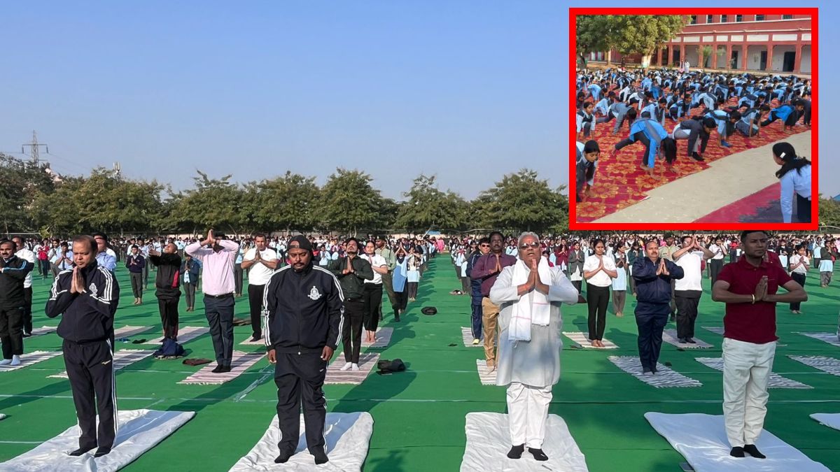 Surya Namaskar In Rajasthan