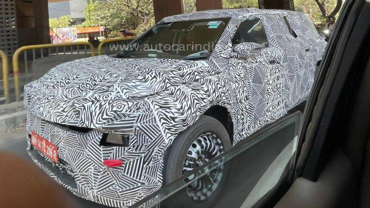 Tata Sierra spied testing 