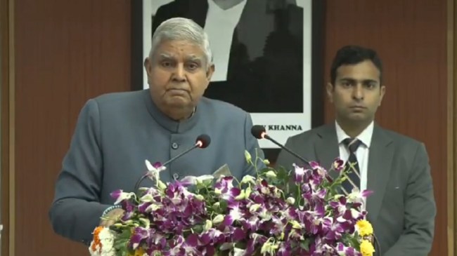 Vice President Jagdeep Dhankar Vice President Jagdeep Dhankar