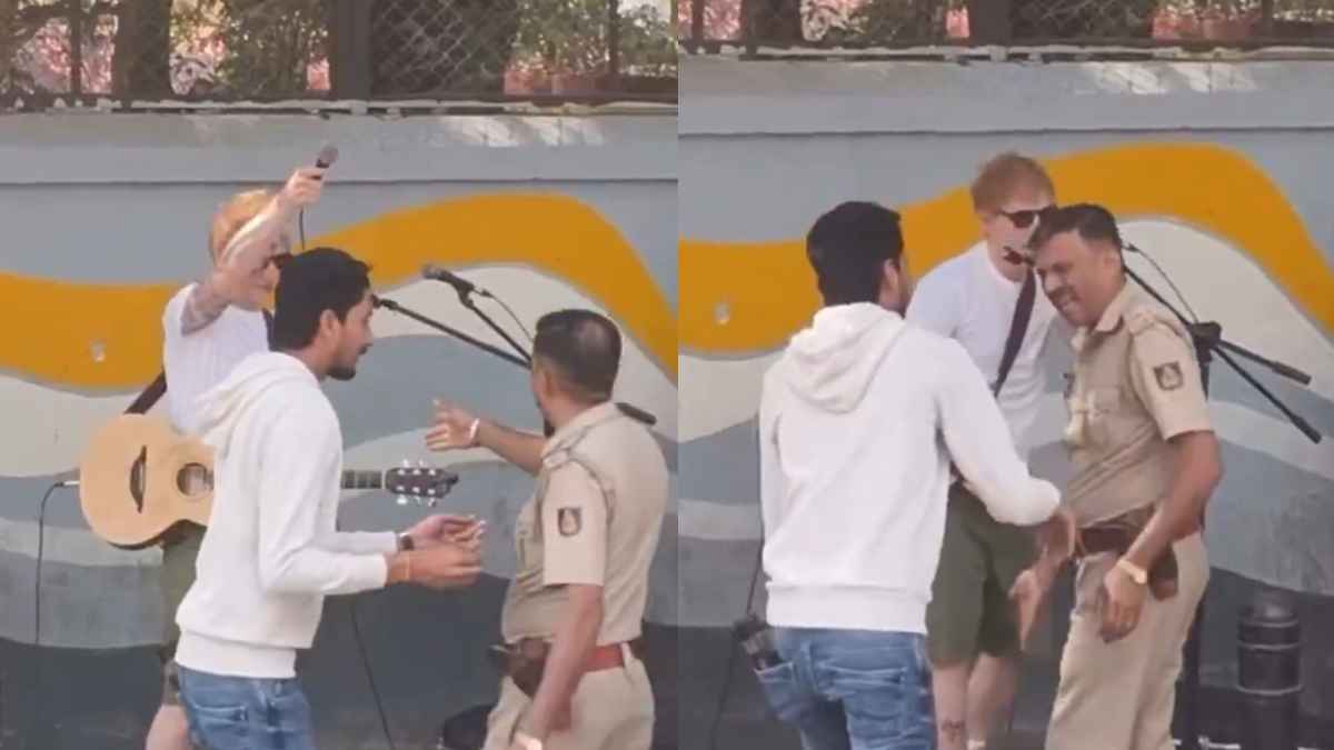 विदेशी सिंगर के स्ट्रीट परफॉरमेंस के दौरान बेंगलुरु पुलिस का एक्शन, सामने आया वीडियो