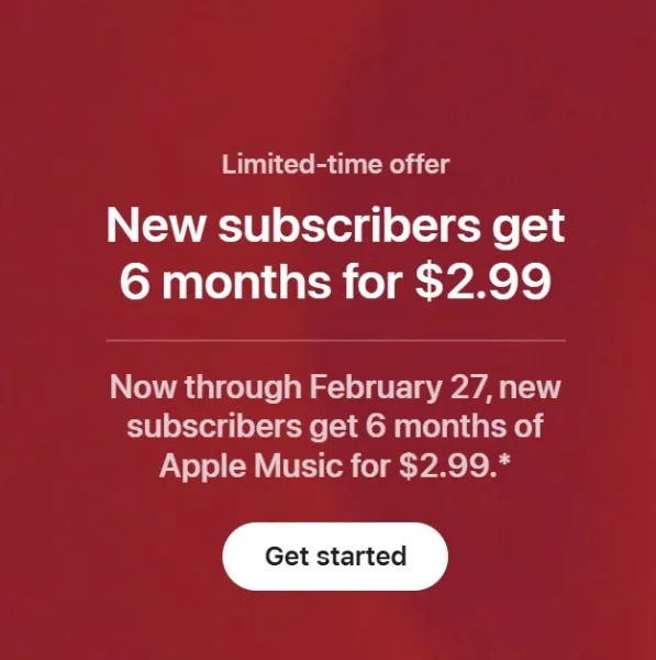 Apple Music Offer