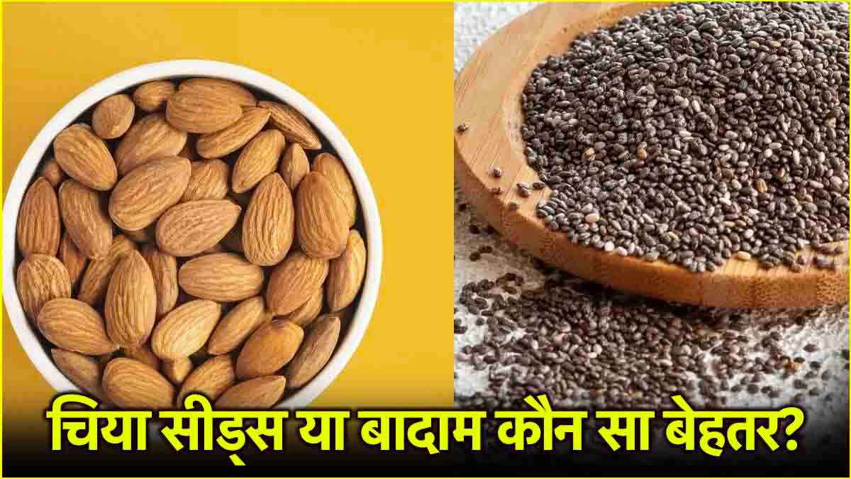 Chia Seeds Vs Almonds: चिया सीड्स या बादाम हर रोज क्या खाना ज्यादा फायदेमंद?