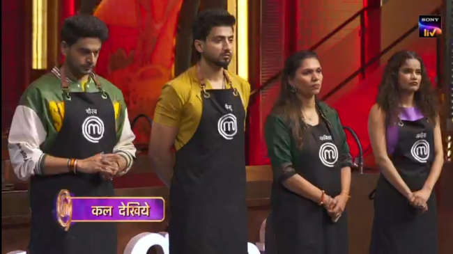 celebrity masterchef no elimination archana gautam safe in black apron challenge