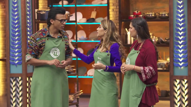 celebrity masterchef nikki tamboli gaurav khanna faisal sheikh archana gautam impress judge of his cooking