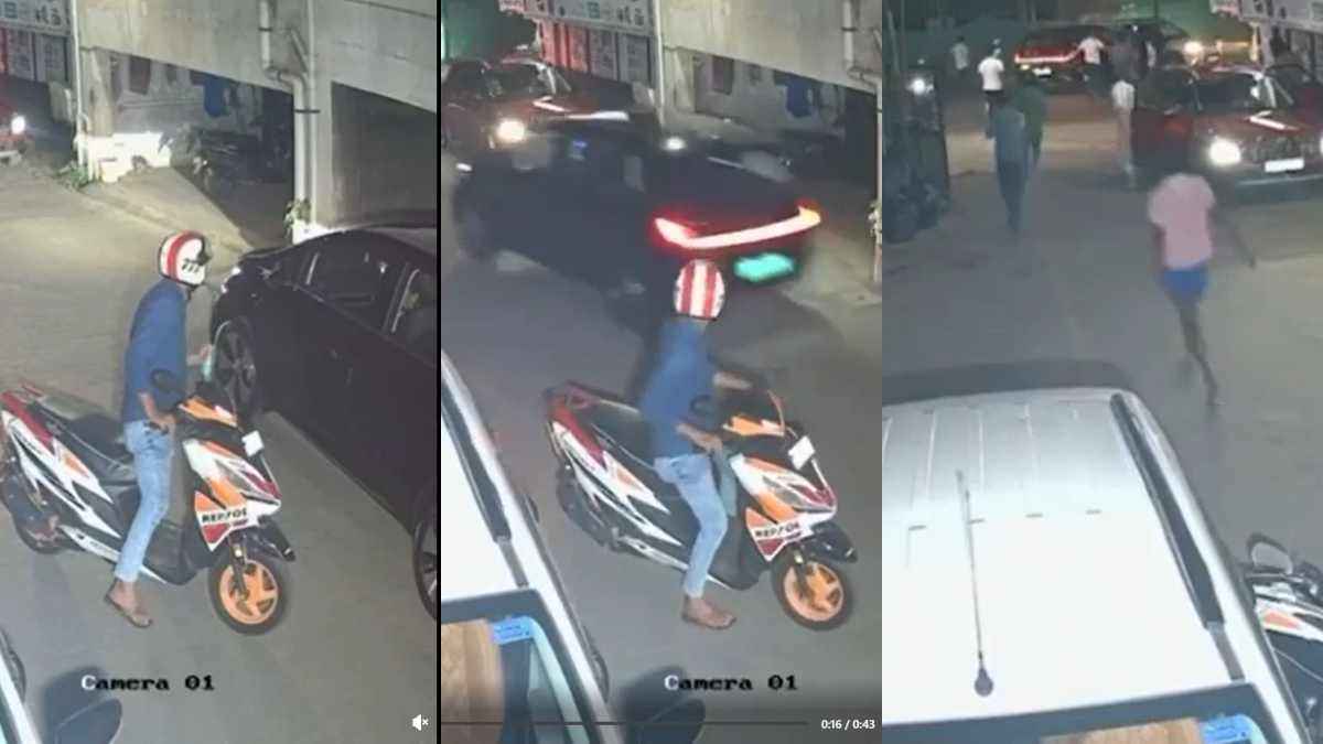 गैराज में खड़ी MG Windsor की हुई भीषण टक्कर, सोशल मीडिया पर वीडियो वायरल