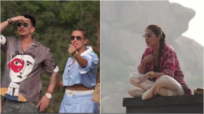 roadies double cross neha dhupia and rhea chakraborty fight each others during task roadies double cross neha dhupia and rhea chakraborty fight each others during task