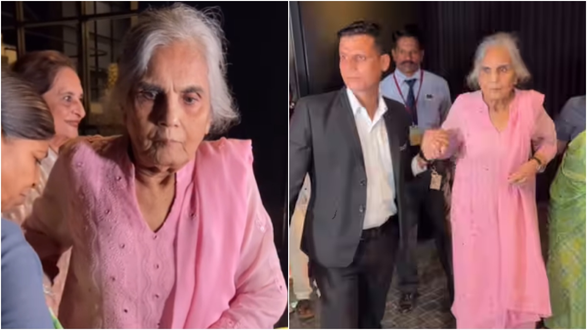 salman khan mother sushila charak aka salma khan lost her balance fans worried viral video